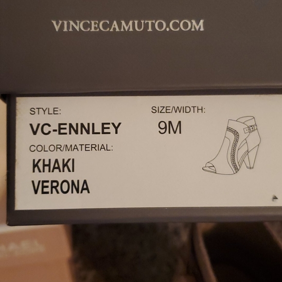 Vince Camuto Khaki Verona Bootie - Picture 8 of 9